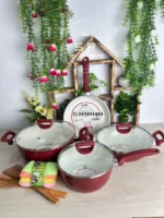 Kiam 7 Pcs Cookware Set Ceramic