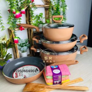 7 pcs super ceramic cookware set