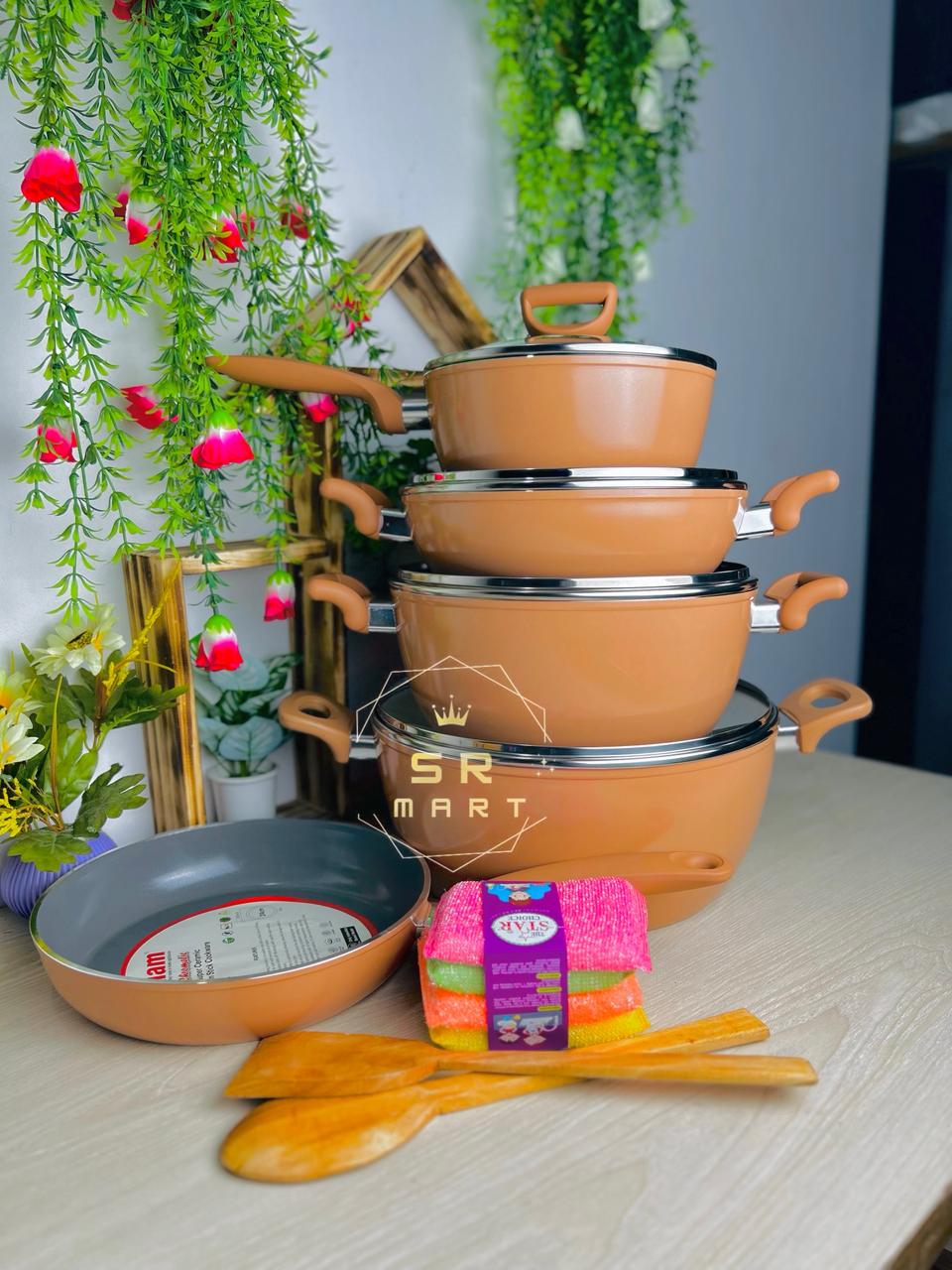 WhatsApp Image 2025-09-23 at 1.00.56 PM 9 Pcs Super Ceramic Coting Cookware Set - Image 1