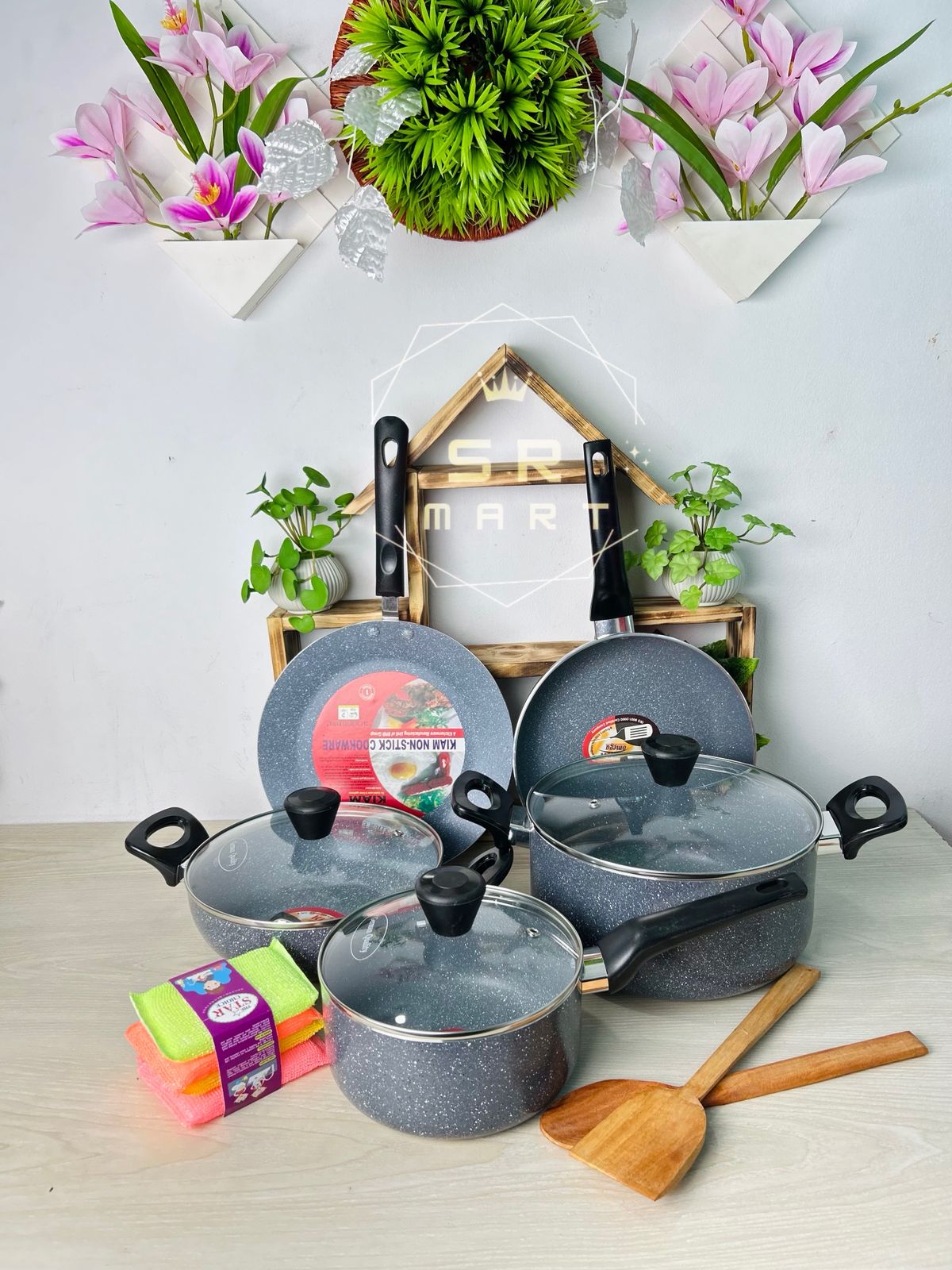 WhatsApp Image 2025-09-23 at 1.13.11 PM 8 Pcs Marble Coting Cookware Set - Image 1