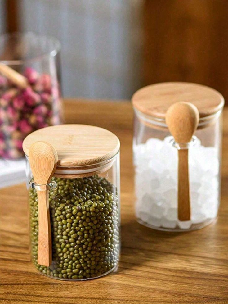 WhatsApp Image 2025-09-24 at 5.21.41 PM (3) 1 Pcs 500 ML Round Glass Jar With Spoon - Image 1