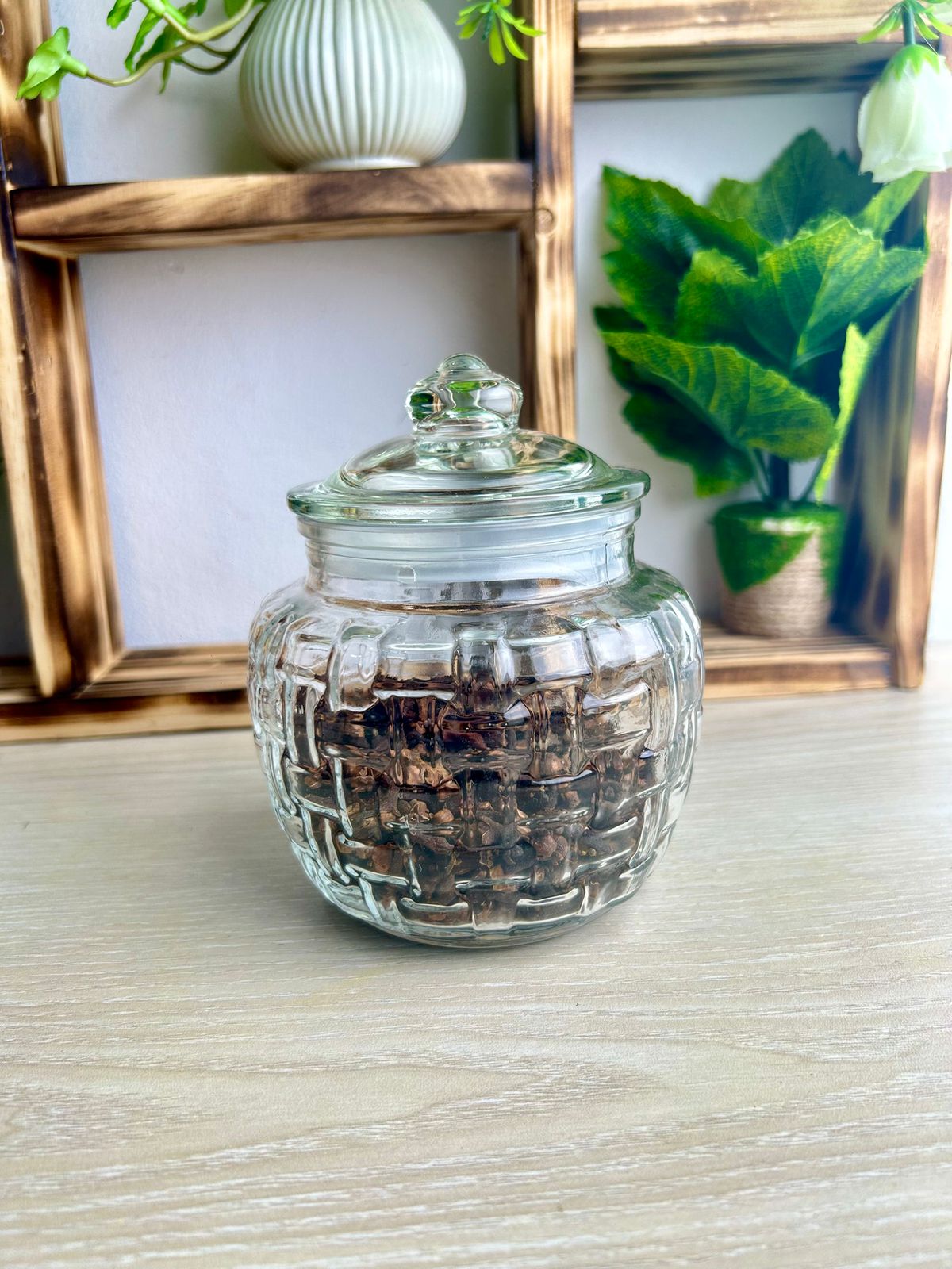 WhatsApp Image 2025-09-24 at 5.21.42 PM (2) 600 ML Glass Jar With Glass Lid - Image 1