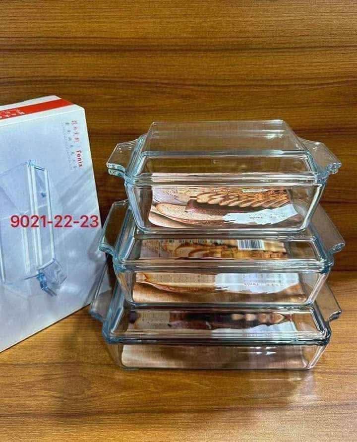 WhatsApp Image 2025-10-08 at 5.18.47 PM 3 Pcs Oven Proof Serving Dish With Lid 056 - Image 1