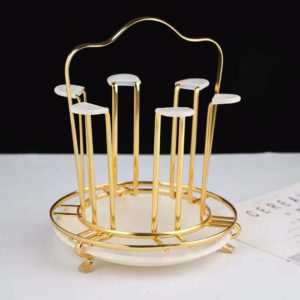 Circular Light Luxury Cup Stand Upside Down Water Cup Stand