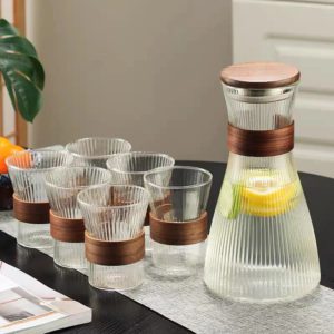 7-Piece Borosilicate Glass Drinkware Set
