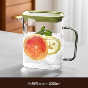 Borosilicate Crystal Glass Water Squwer – 1000ml