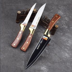 3 pcs Stainless Steel Heavy Knife Set